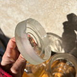 2 vintage glass jars