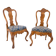 A pair of antique chairs from the late 19th century, France. After renovation.