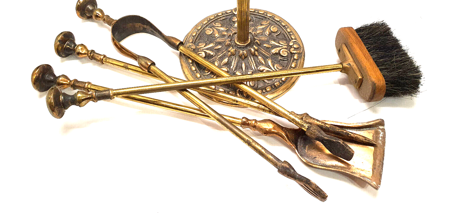 Bronze fireplace servant