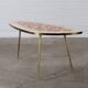 Artist mosaic table K. Theessen coffee table vintage