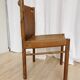 Vintage Janez Lajovic Leather Dining Chair: Mid-Century Modern 1980s
