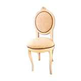 Medallion chair baroque style restored new jacquard fabric REF: 2021010203