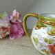 Pitcher, tiled kid from Deruta, Italy, Vintage