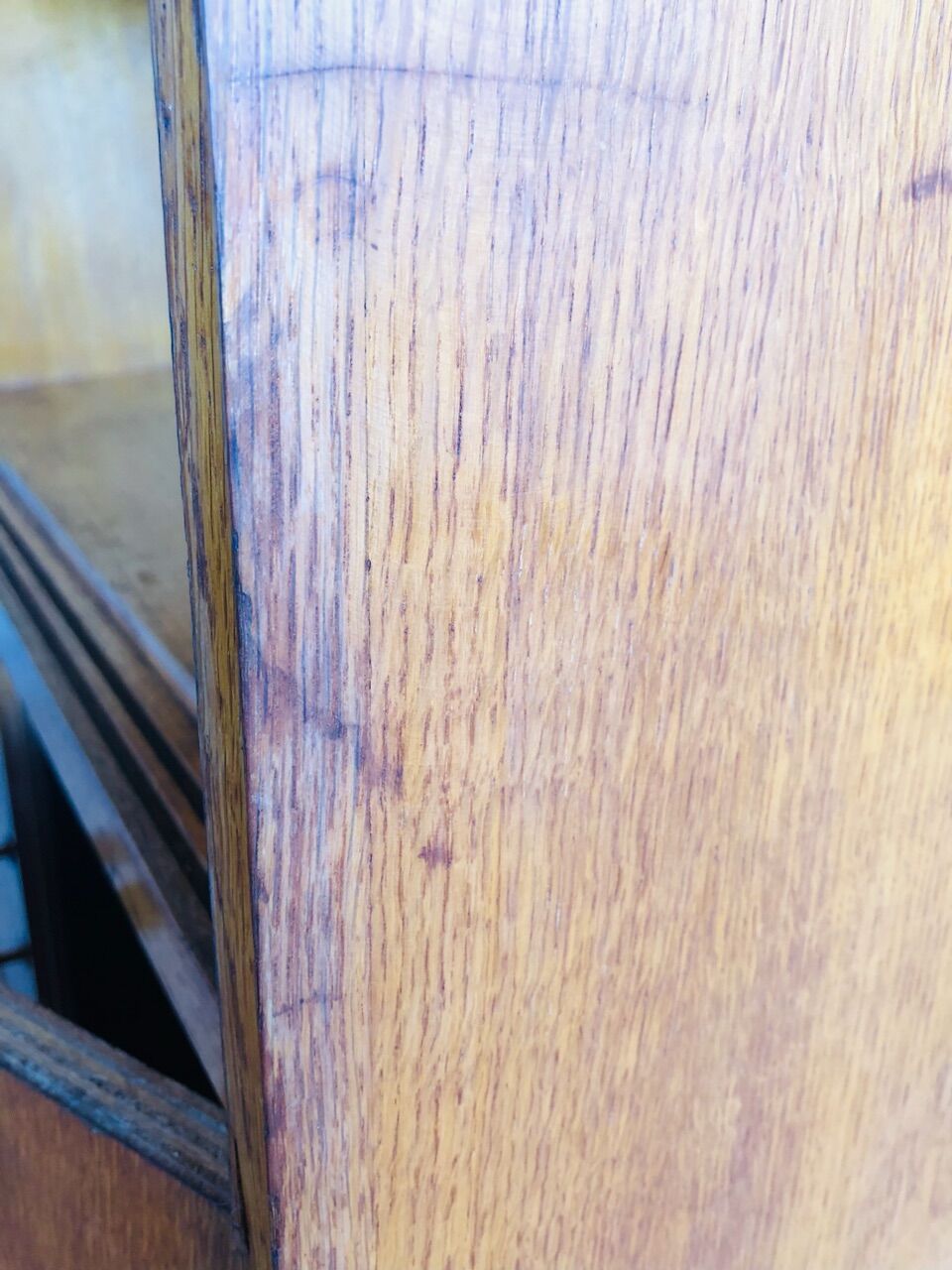 Vintage oak wall storage unit circa 50s