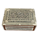 Mother-of-pearl and wood jewelry box