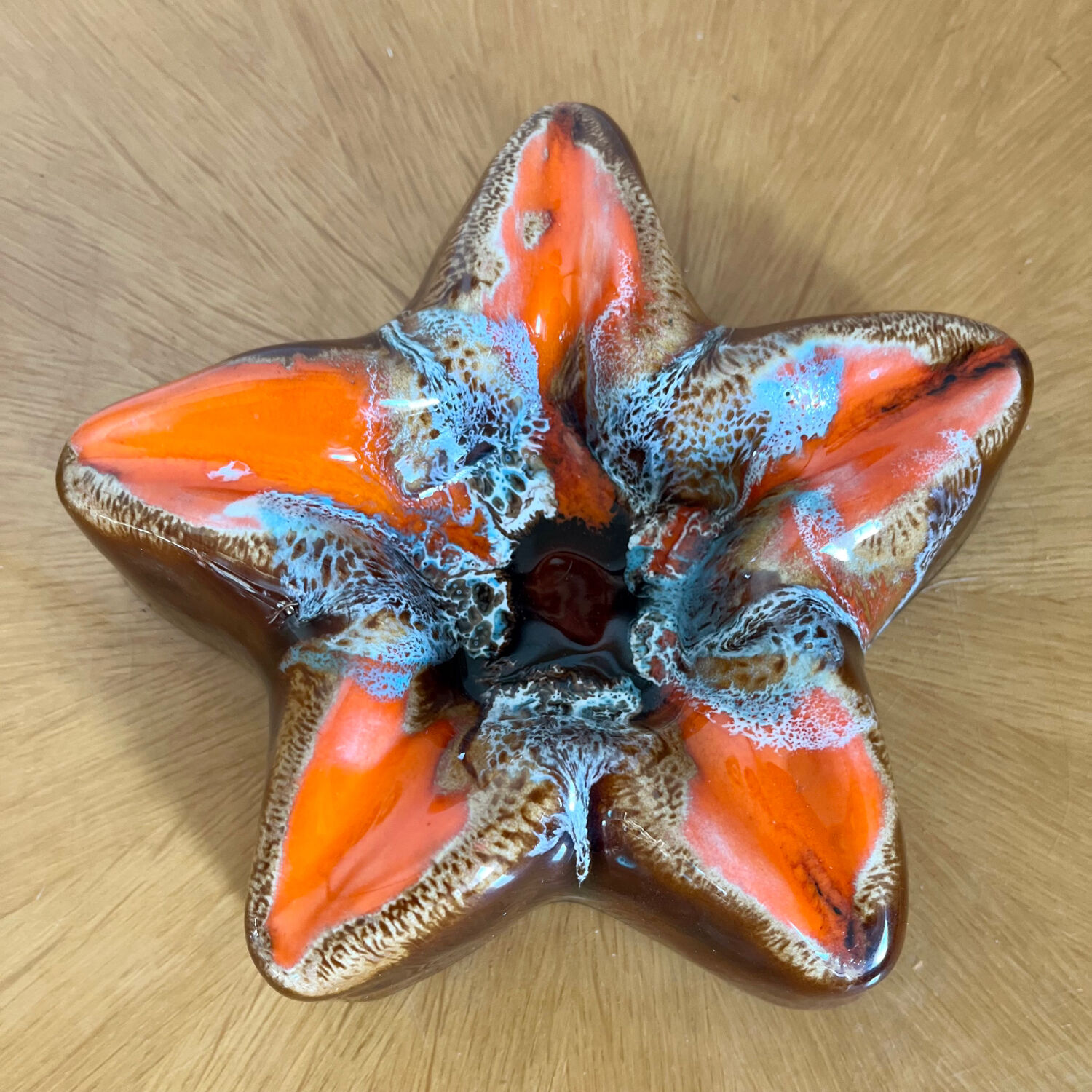 Vintage Vallauris star ashtray