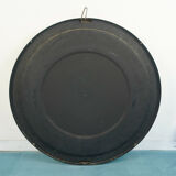 Mirror wall round metal sergio mazza design 60s vintage modern