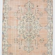 7x10 oriental peach turkish rug 206x309cm