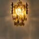 Smoked glass suspension by Murano, Kalmar, Austria, 1970s