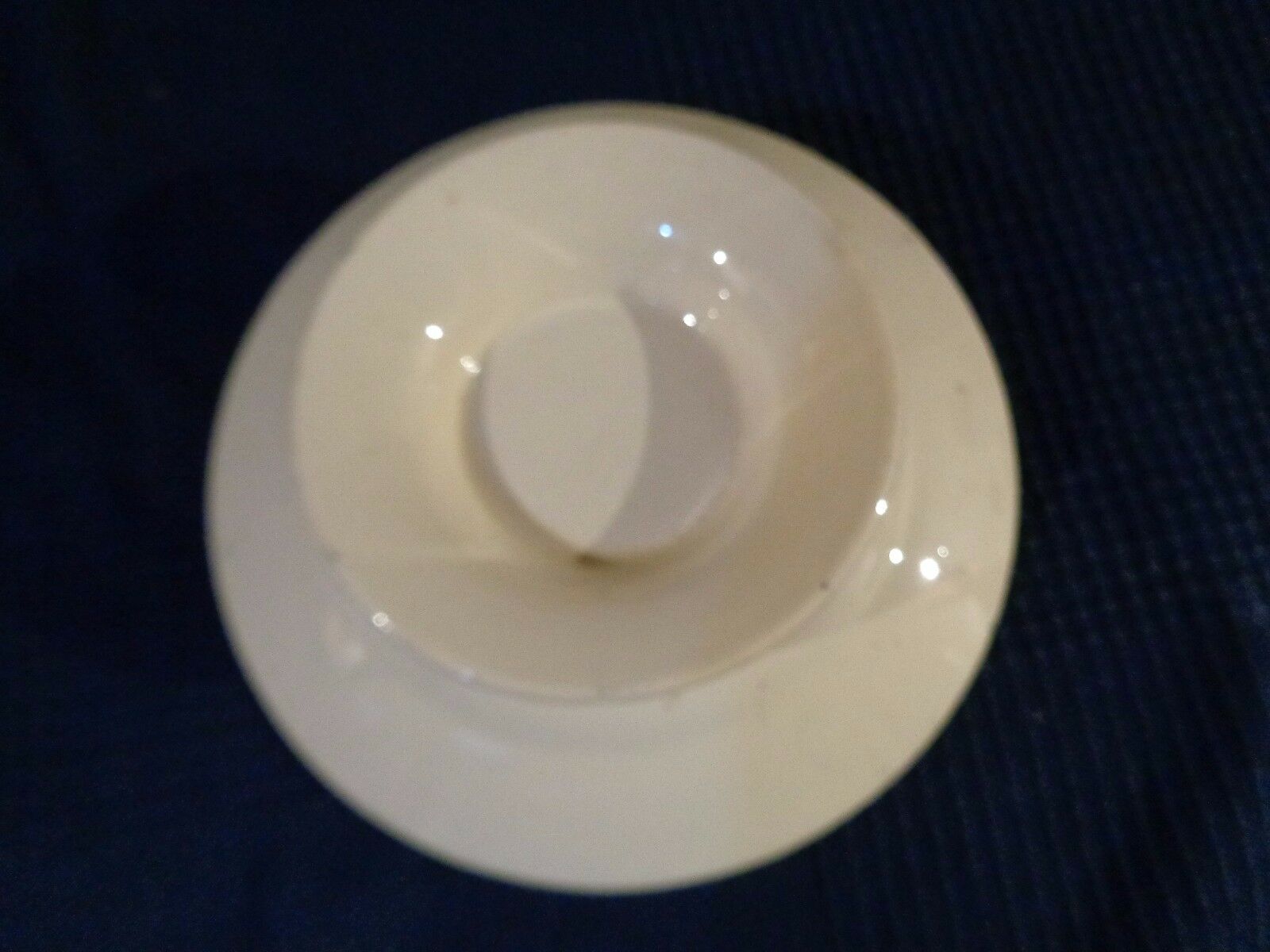 Ceramic cake flat compotier 1900 Louis