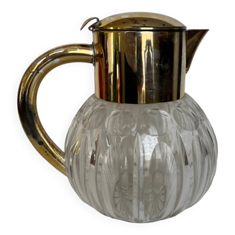 Cut crystal cooling pitcher