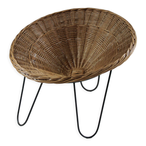 fauteuil corbeille conique