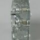 60s 70s Wall Lamp Ice Glass Cube Wall Sconce by Müller & Zimmer Germany