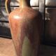 Sandstone vase of Pont-des-Vernes signed Maïténa