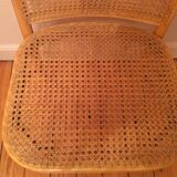 2 vintage canned chairs