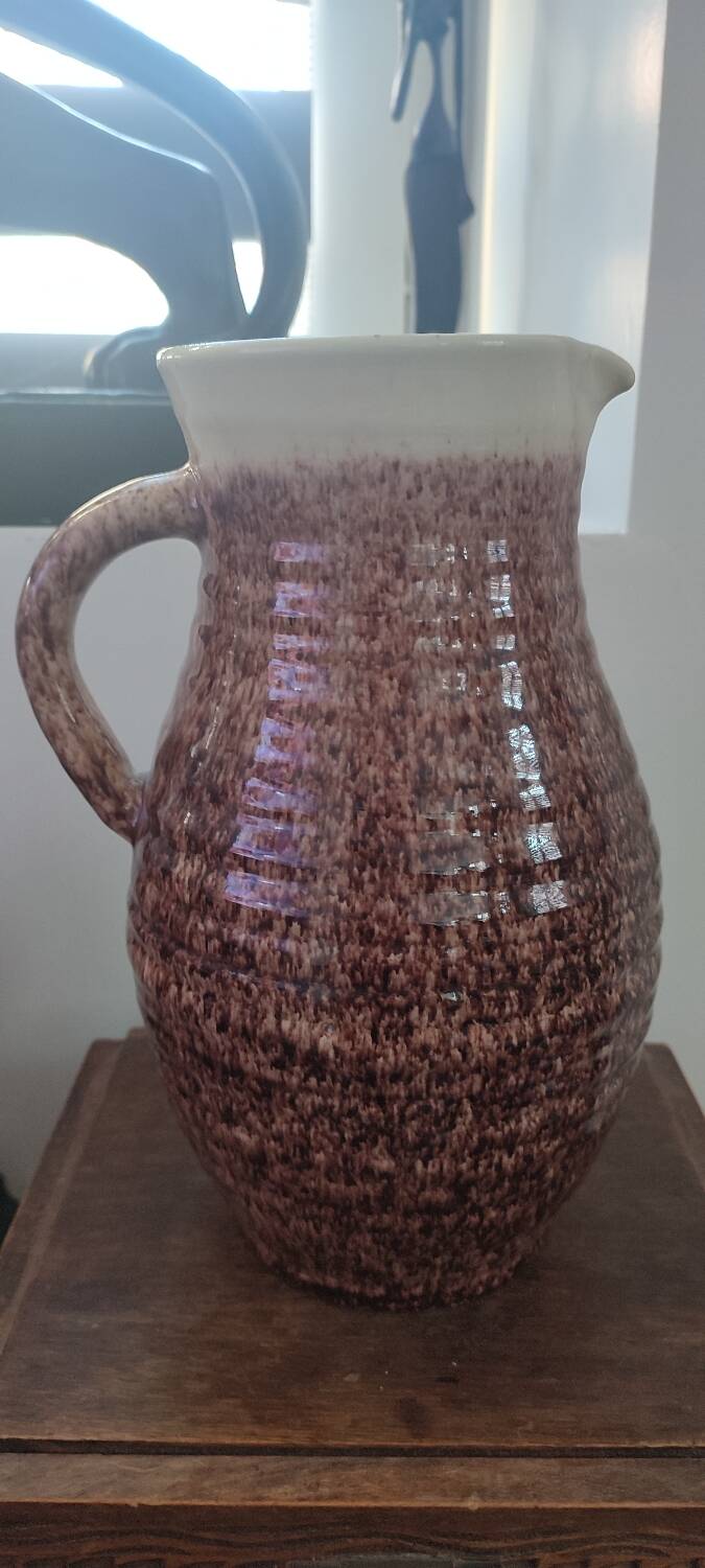 Vintage ceramic pitcher by Accolay