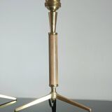 1960s brass tripod lamps