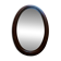 Miroir ovale biseauté Art Déco
