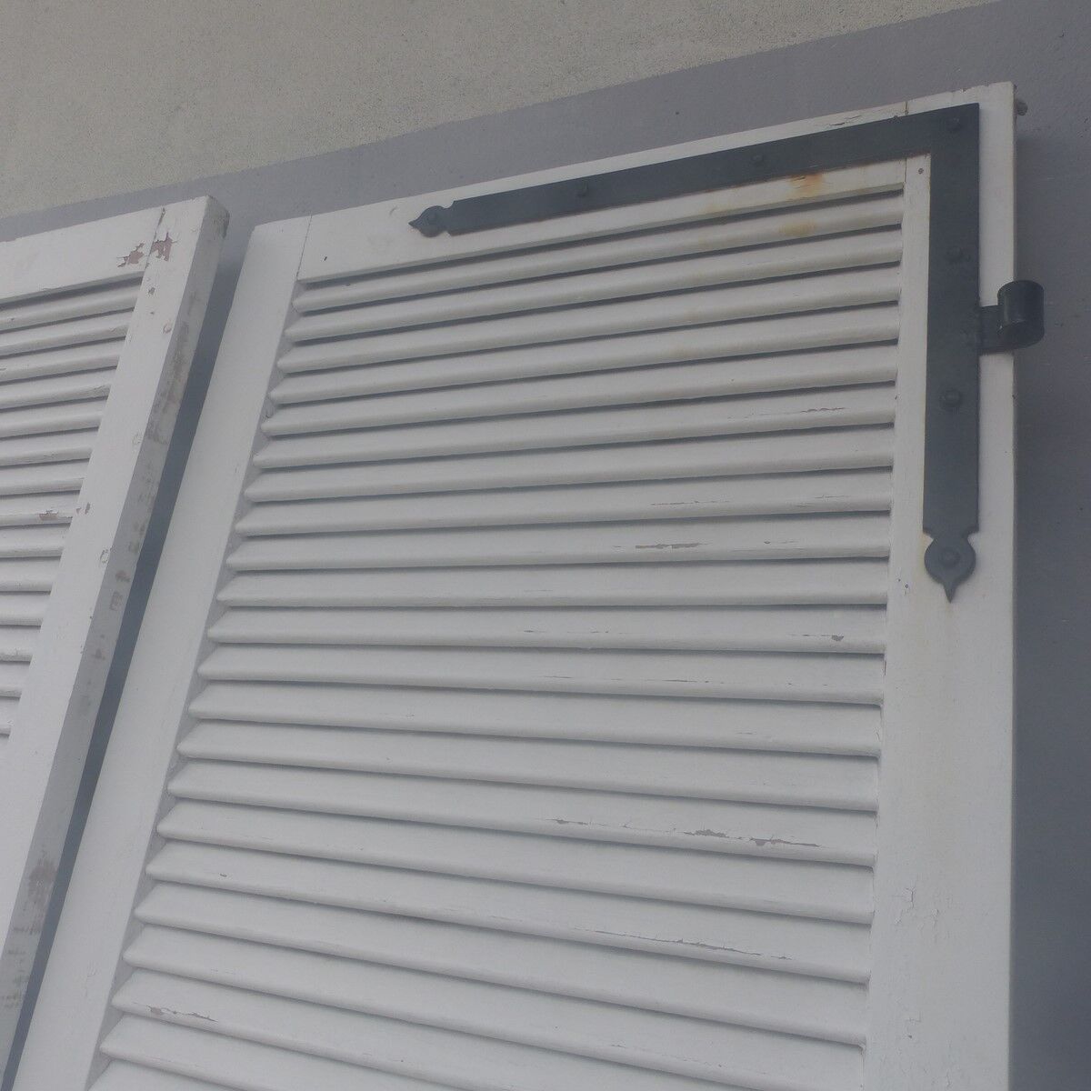 Set of 3 wooden shutters