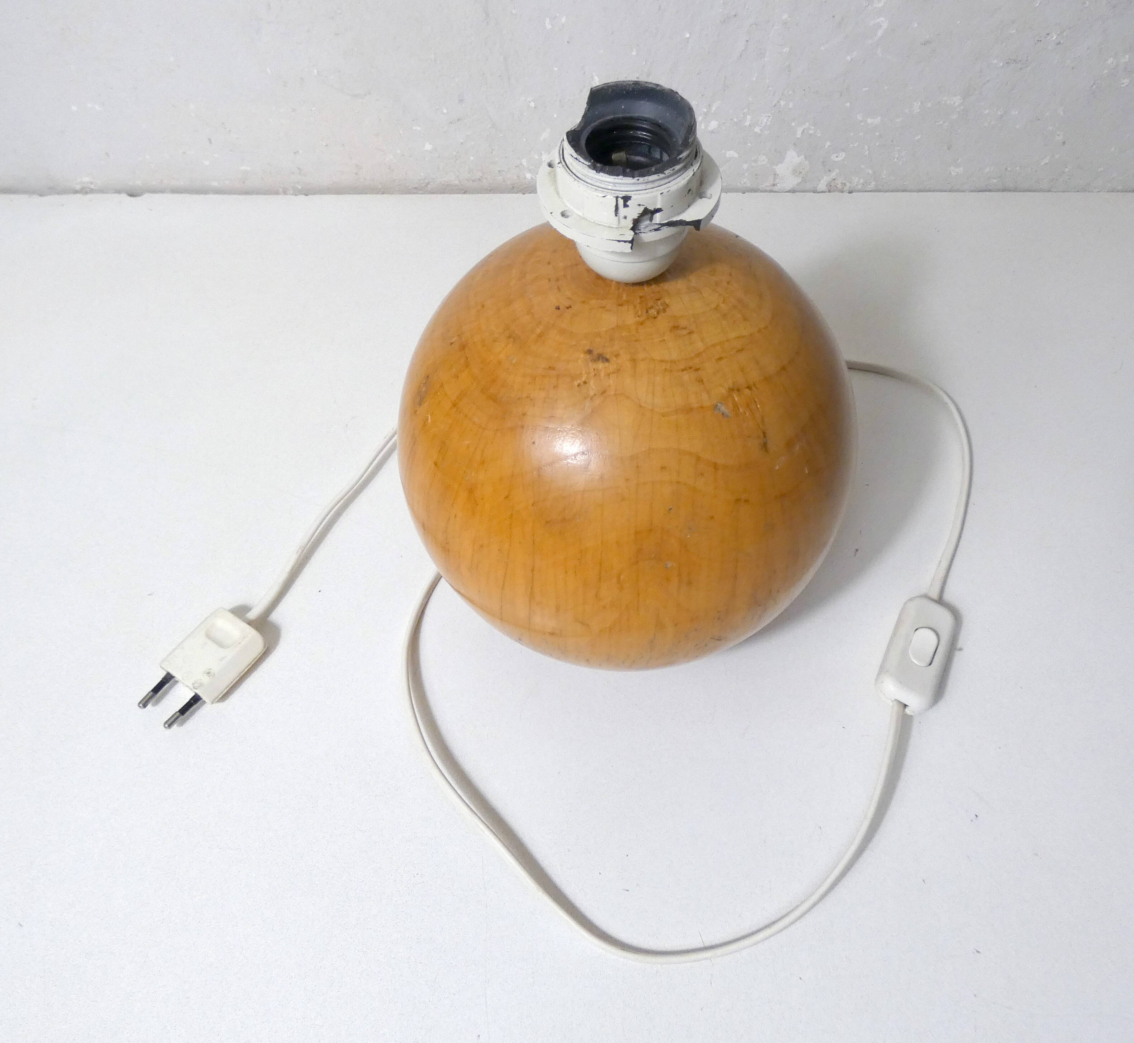 Mid-Century Wooden Desk Lamp IMT Italy Vintage design signed