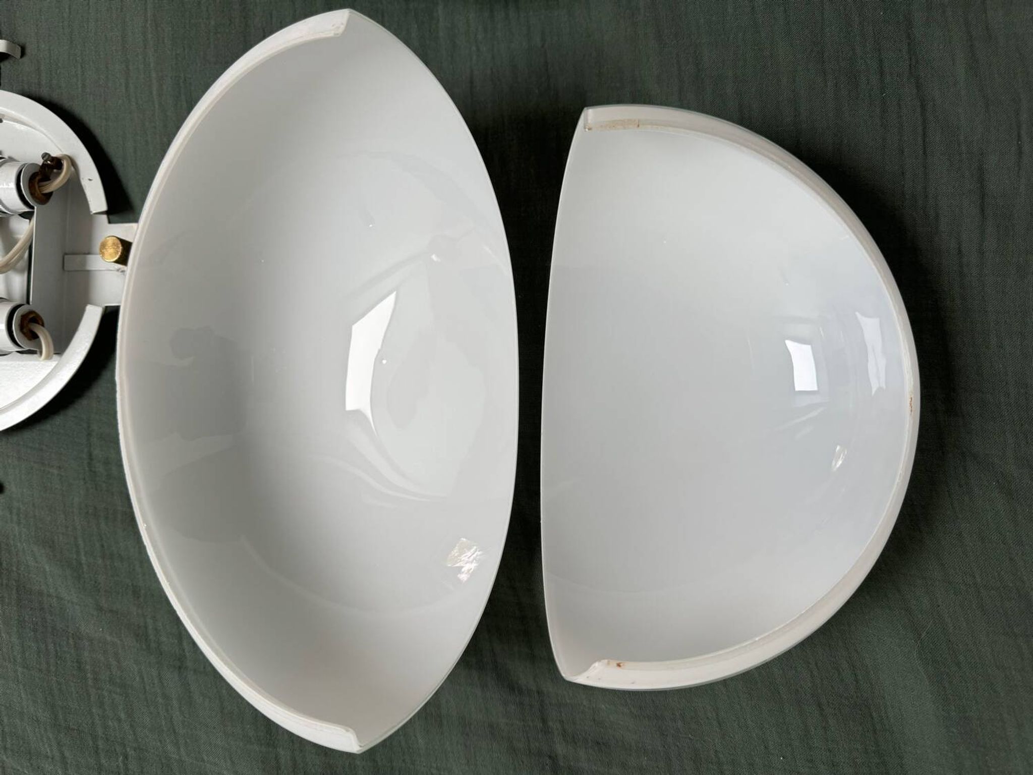Vintage Murano glass wall lamp by Vico Magistretti for Artemide / Mania / Space Age
