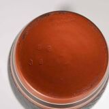 Vintage handmade ceramic vase, terracotta and oil.