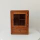 Vintage solid oak medicine cabinet