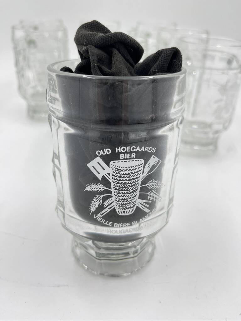 Duo of 25 cl beer mugs