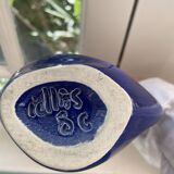 Max Idlas midnight blue ceramic vase