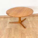 Scandinavian coffee table vintage round tripod