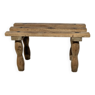 Wooden footrest
