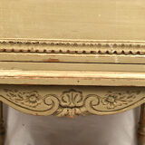 Commode de style Louis XVI en bois laqué crème, vers 1900