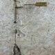 60s 70s wall lamp articulated brass Relco Made in Italy Design
