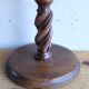 Candlestick / Bolster / Old plant holder in turned wood