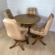 Ensemble table et chaises scandinaves 1970