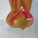 Draped chaplain lamp, Les Exclarares, in polycarbonate, 1980