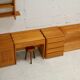 Maison Regain: modular office set. Pine. France, circa 1975