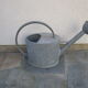 Old zinc watering can