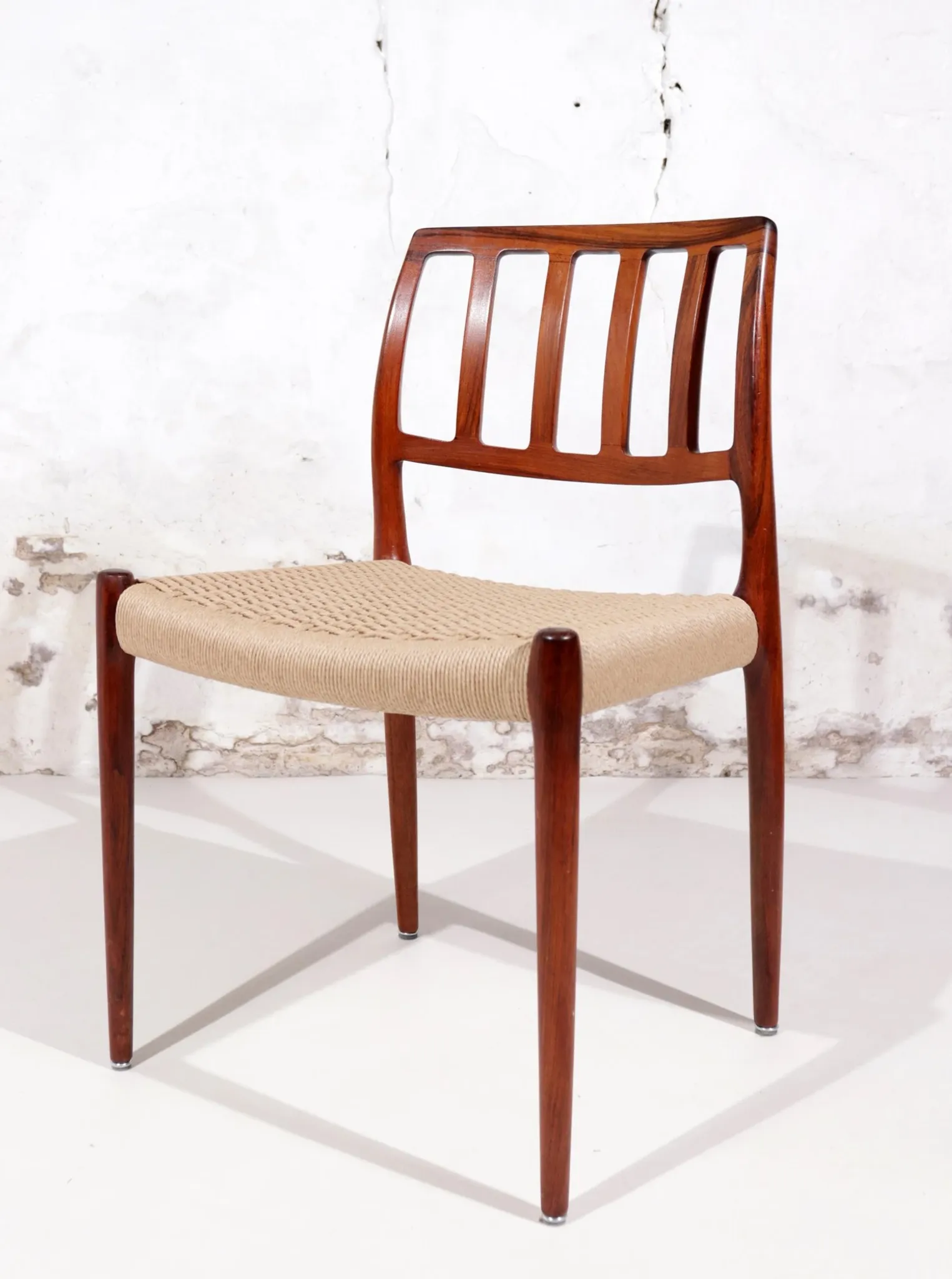 Set of 4 Niels Moller Model 83 rosewood dining chairs, Denmark, 1975