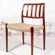 Set of 4 Niels Moller Model 83 rosewood dining chairs, Denmark, 1975