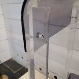 Plexiglas shelf on casters from the 70s