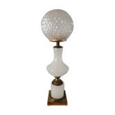 Lampe en opaline vintage