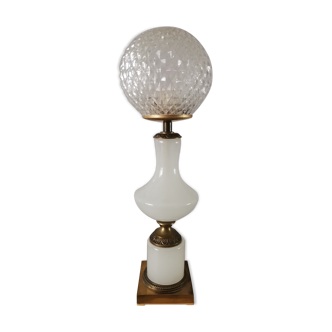 Vintage opaline lamp