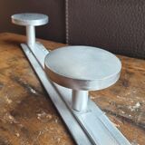 Wall coat rack 3 aluminum hooks