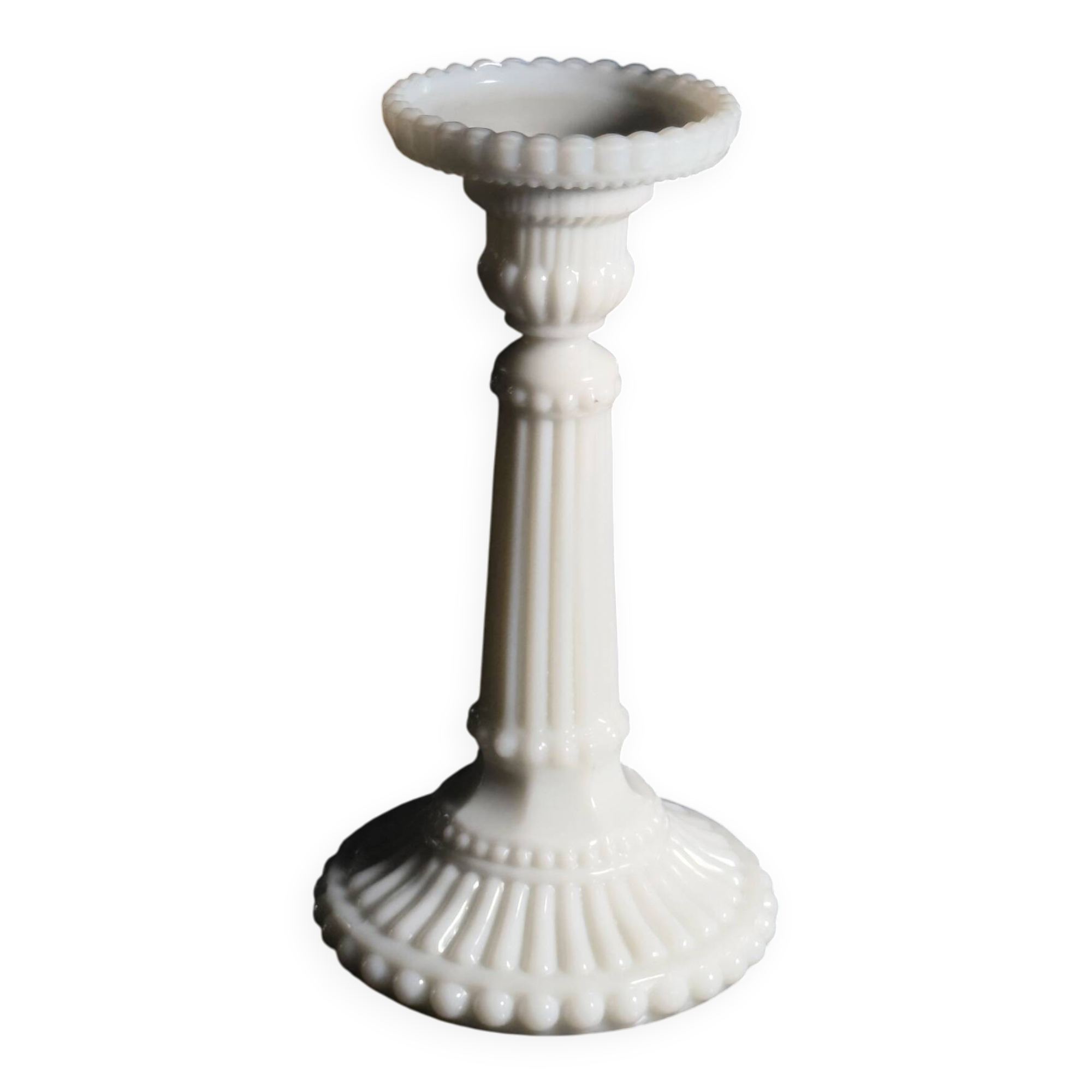 Vallérysthal Opaline Candleholder - 1900s