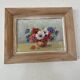 Peinture bouquet d anémones dans un vase.