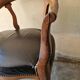 Louis Philippe period desk chair, circa 1840 - Molded wood
