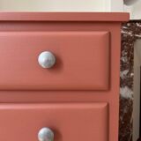 Colorful vintage dresser