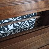 Vintage shoe cabinet