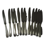 Box of 12 large knives from Alfémide production Christofle